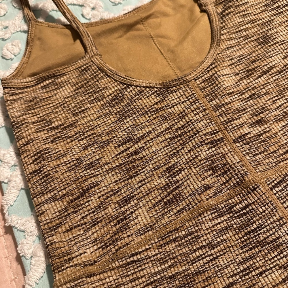 TARGET workout brown jumpsuit sz M - Picture 5 of 6